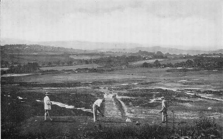 The Carry from the first tee - Crowborough Beacon Golf Links - 1927