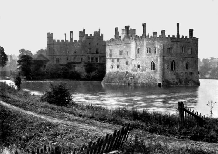 Leeds Castle - from the north-east - c 1930