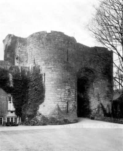Tonbridge Castle - the fortified gatehouse - c 1930