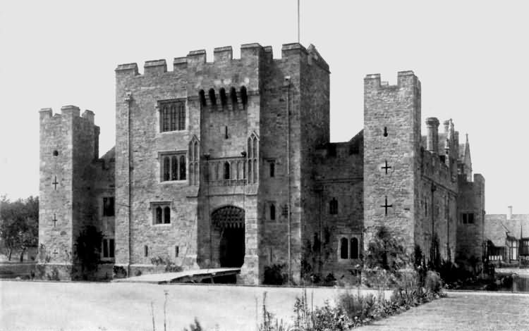 Hever Castle - home of Anne Boleyn - c 1930