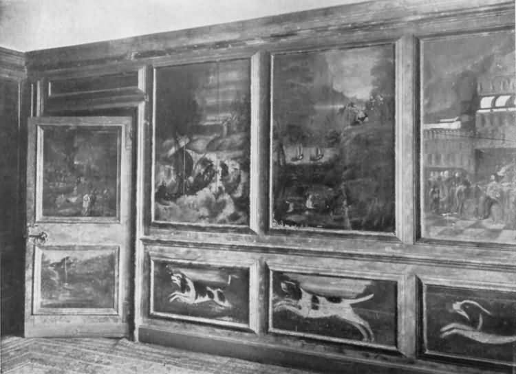 Wilsley House, Cranbrook - the painted room - 1920