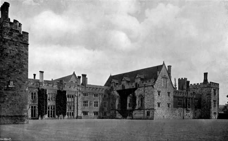 Penshurst - the west side of the house - c 1930