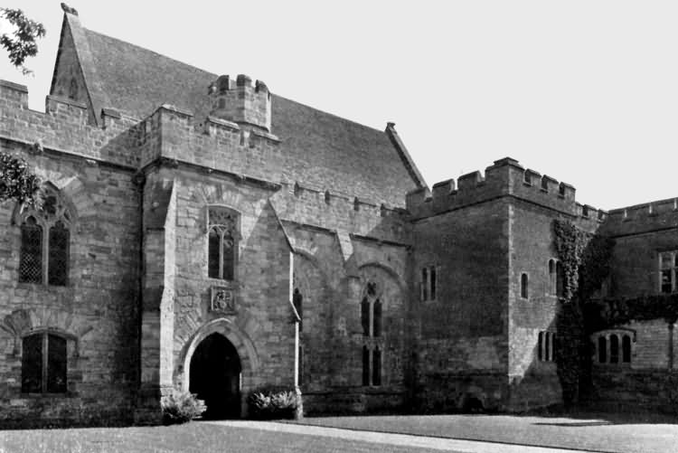 Penshurst - the north side of the hall - c 1930