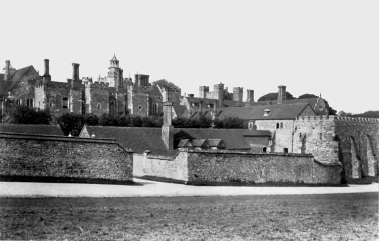 Knole - from the north - c 1930