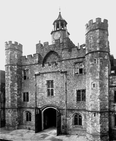 Knole - the gate tower - c 1930