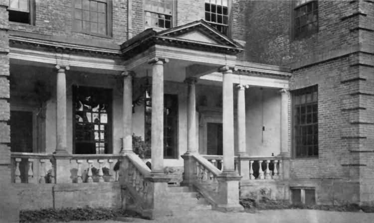 Groombridge Place - the classical loggia - c 1930