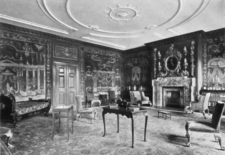 Chevening - the tapestry room - c 1930