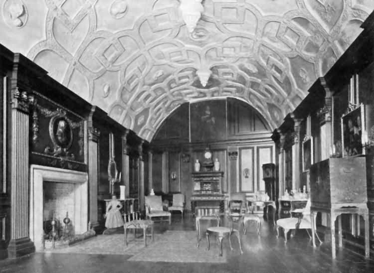 Lullingstone Castle - the state drawing room - c 1930