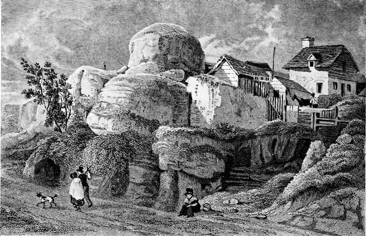 Sand Rocks on the London Road - 1809