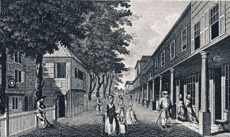 A Perspective View of Tunbridge Wells Walks - c 1800