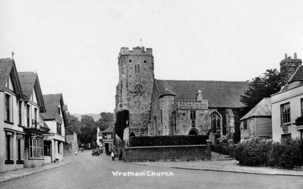 Wrotham Church - c 1910