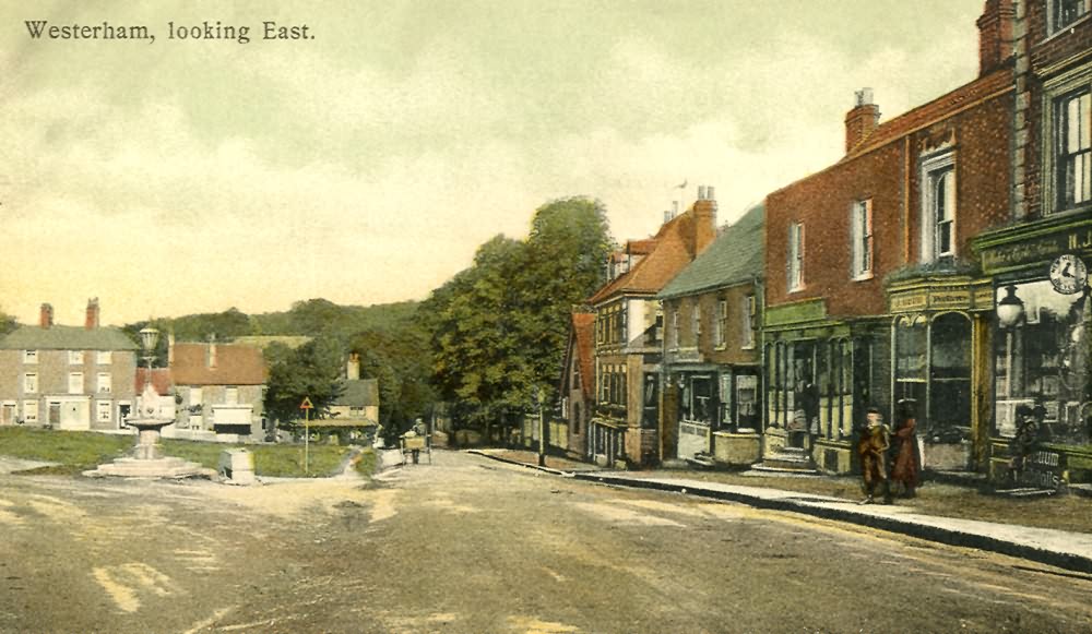 Westerham, looking East - c 1900