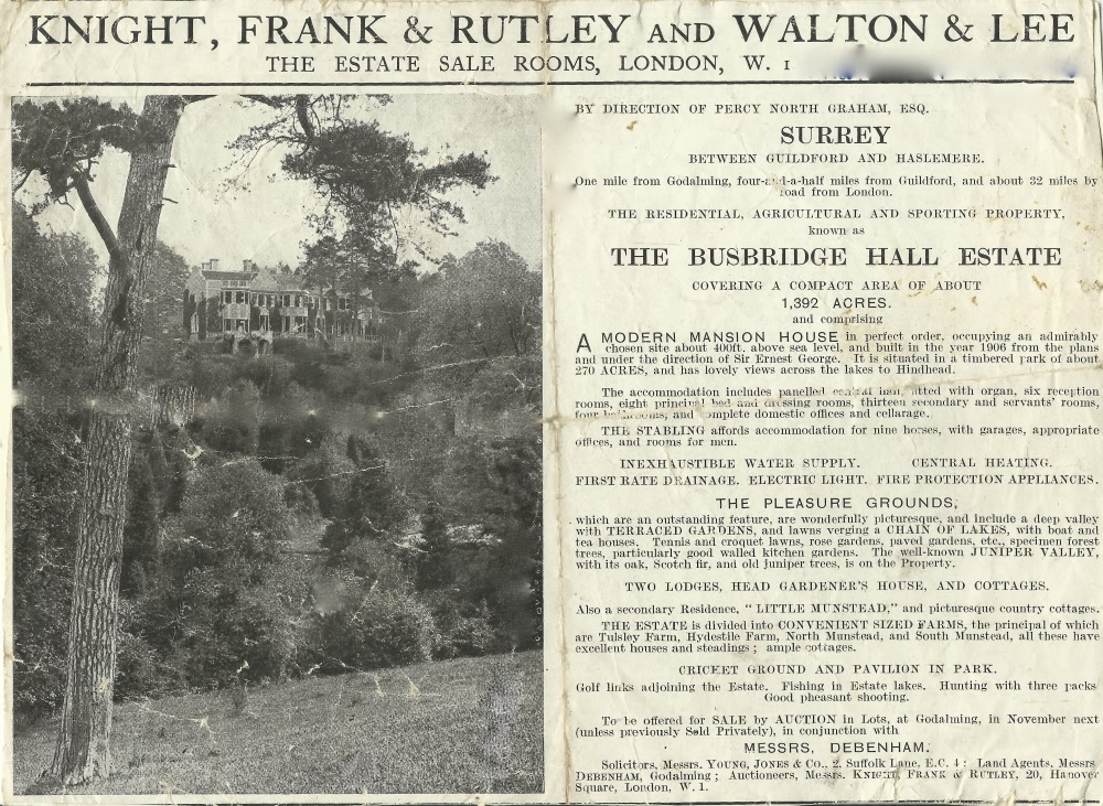 Busbridge Hall, Godalming - 1951