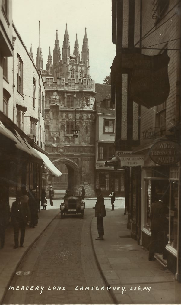 Mercery Lane, Canterbury - c 1925