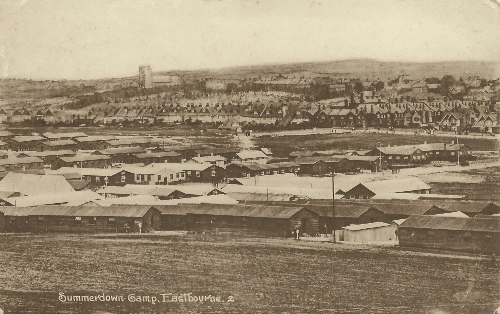 Summerdown Camp, Eastbourne - c 1916