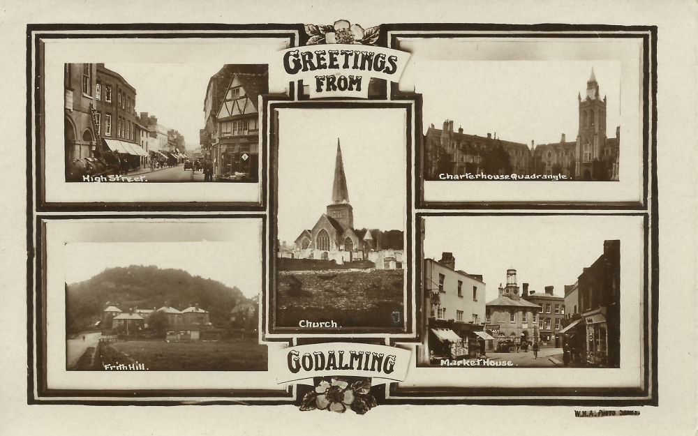 Greetings from Godalming - c 1912