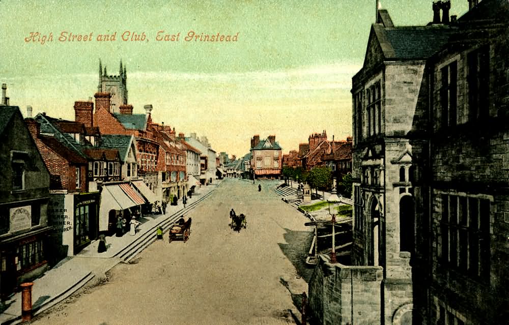 High Street and Club - 1906