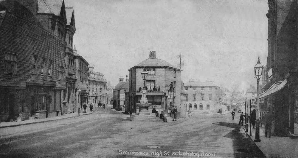 High Street & London Road - 1902
