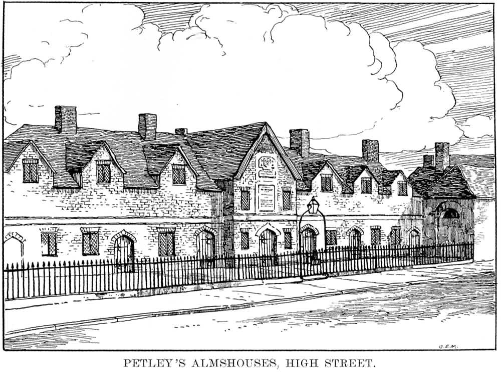 Petleys Almshouses, High Street - c 1930
