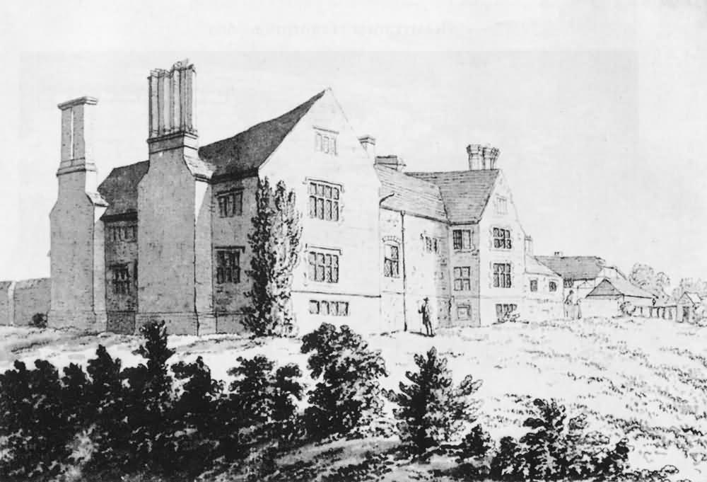 West front, Riverhall - c 1785