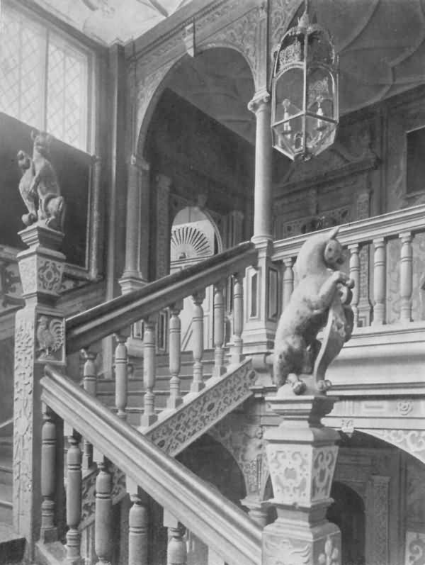 Knole - the great staircase - c 1930