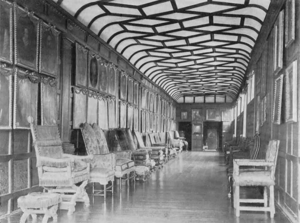 Knole - the Brown Gallery - c 1930