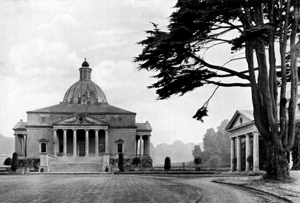 Mereworth Castle - a Palladian villa built by John Fane in 1720-30 - c 1930