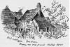 Old Cottage at The Vine from a print of 1800