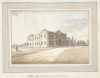 North East View of the Rev Mr Hare's new House at Herstmonceux