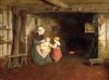 Expectations: Interior of a Cottage with Mother and Children