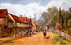 Chiddingstone Village in 1900